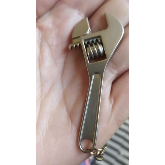 İngiliz anahtarı anahtarlık mini boy