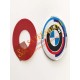 Bmw direksiyon logo 47mm metal model (Newtype mavi beyaz)