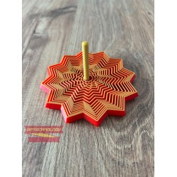 Hareketli Yıldız Oyuncak – 3D Baskı Stres Çarkı, Masaüstü Dekorasyon ve Eğlenceli Oyuncak(Yıldız)
