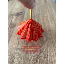 Hareketli Yıldız Oyuncak – 3D Baskı Stres Çarkı, Masaüstü Dekorasyon ve Eğlenceli Oyuncak(Yıldız)