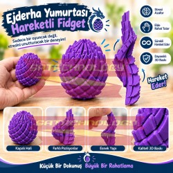 Ejderha yumurtası harketli Dragon egg fidget hareketli stress oyuncağı