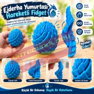 Ejderha yumurtası harketli Dragon egg fidget hareketli stress oyuncağı