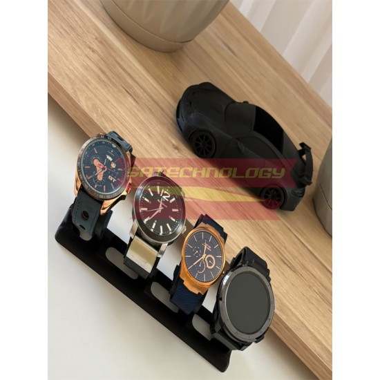Kol saati standı 4lü set bileklik Organizer 4'lü Saat Tutucu Stand