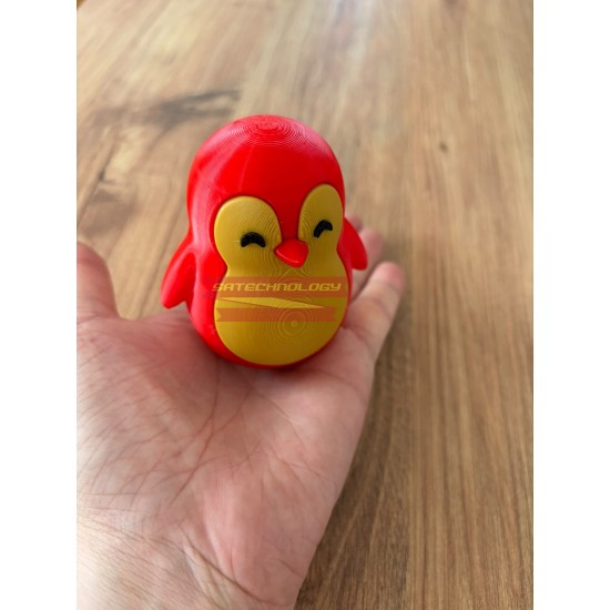 Penguen Roly Poly Oyuncak – Sallanan Denge Oyuncağı, Sevimli Dekoratif Penguen