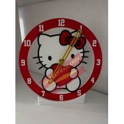 Hello Kitty Modelli 22 cm Masa ve Duvar Saati – Dekoratif Çocuk Odası ve Hediye Saati