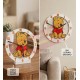 Winie The pooh Temalı 22 cm Duvar ve Masa Saati Dekoratif Çocuk Odası ve Oyun Odası Saati