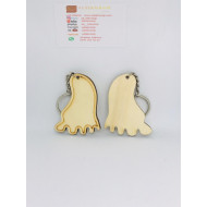 Ayak şeklinde ahşap anahtarlık(kişiye özel tasarım)