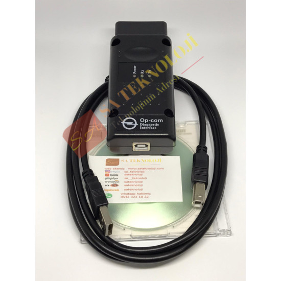 Opel opcom arıza tespit ve gizli özellik açma cihazı