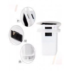 Araç arka koltuk sabitleme klipsi Audi, Opel Astra J Vectra C Insıgnıa Chevrolet Cruze Aveo Uyumlu (1 adet)