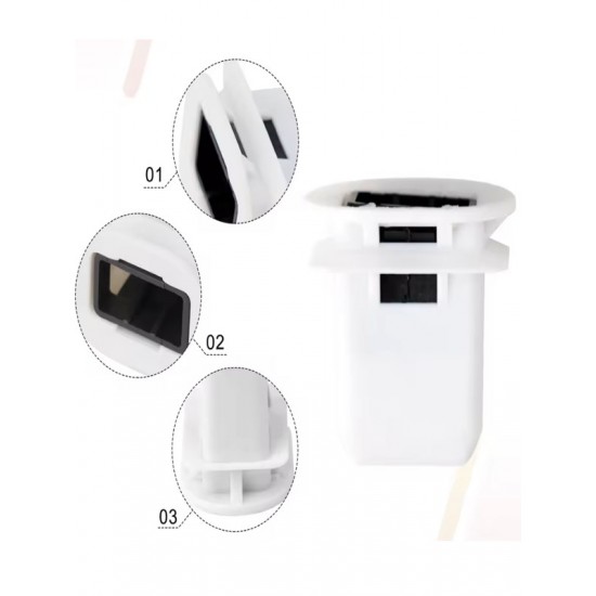 Araç arka koltuk sabitleme klipsi Audi, Opel Astra J Vectra C Insıgnıa Chevrolet Cruze Aveo Uyumlu (1 adet)