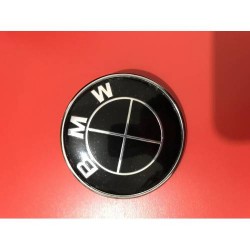 Bmw kaput bagaj logosu 74 mm (full black 51148219237)