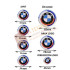Bmw 50.yıl özel logo seti G20,G28,G30,G31,G32,G38 (NEWTYPE MAVİ BEYAZ 51148132375-51148219237)