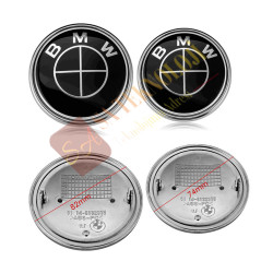  Bmw logo kaput-bagaj-jant-direksiyon (FULLSİYAH 51148132375-51148219237) 