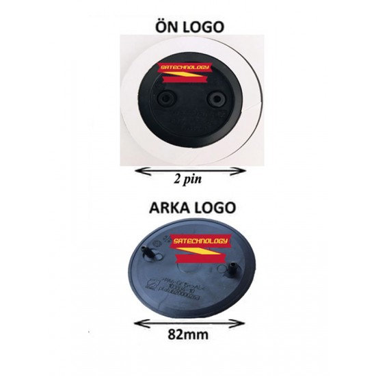 Bmw Kaput ve Bagaj Logo Takım Ön Arka 2 Li SET(FULLSİYAH )