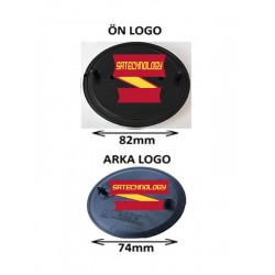 Bmw Kaput ve Bagaj Logo Takım Ön Arka 2 Li SET(FULLSİYAH )