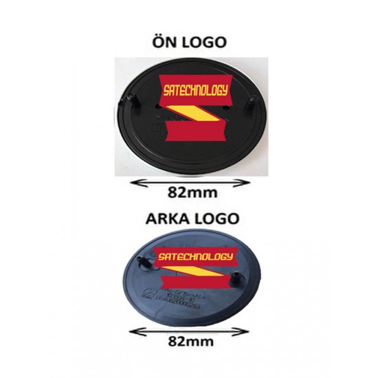 Bmw Kaput ve Bagaj Logo Takım Ön Arka 2 Li SET(FULLSİYAH )