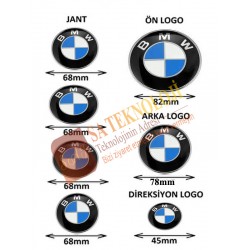 Bmw E39 kasa uyumlu logo seti 7 parça(Mavibeyaz 51148132375-51148203864)