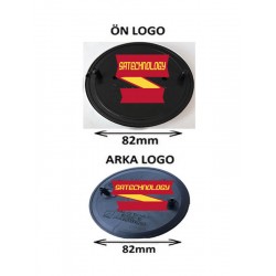 Bmw Kaput ve Bagaj Logo Takım Ön Arka 2 Li SET(NEWWROLD 50YIL FULLSİYAH )