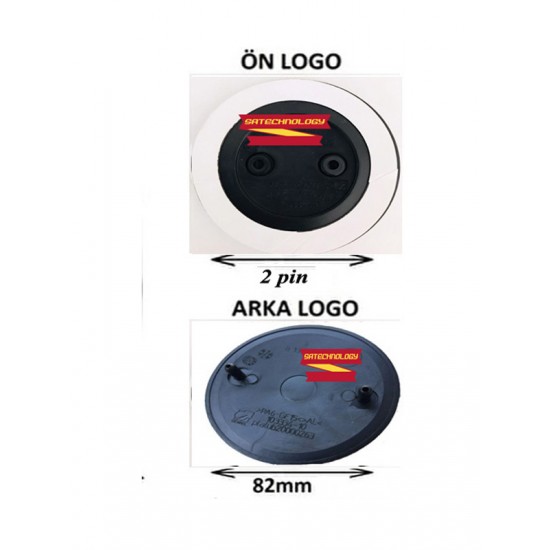 Bmw Kaput ve Bagaj Logo Takım Ön Arka 2 Li SET(NEWWROLD 50YIL FULLSİYAH )