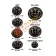 Bmw 50.yıl özel logo seti 3pin-82mm f44,F52,F82kasa (NEWWORLD FULLBLACK  51767288752-51148132375 )