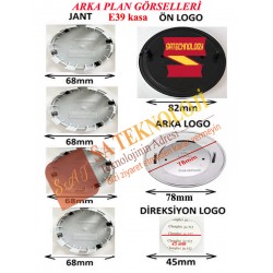 Bmw E39 kasa uyumlu logo seti 7 parça(Siyah Beyaz 51148132375-51148203864)
