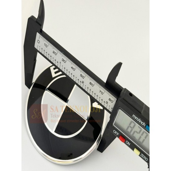 Bmw Logo seti 3pin-82mm  f21,f23,f44 kasa (SiyahBeyaz 51767288752-51148132375 )