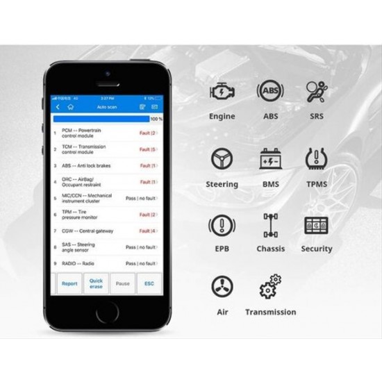 Autel profesyonel arıza tespit cihazı