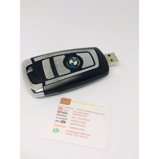 Bmw anahtarı şeklinde flash bellek anahtarlık