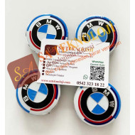 Bmw 50.yıl  jant göbeği logo 56 mm (NEWTYPE MAVİ-BEYAZ)
