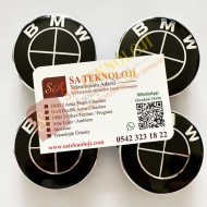 Bmw jant göbeği logo (FULLSİYAH)