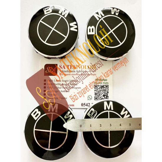 Bmw F10 logo seti Fullblack (Fullblack 51147057794)