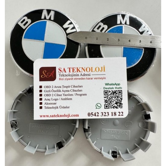 Bmw jant göbeği logo (MAVİ-BEYAZ)