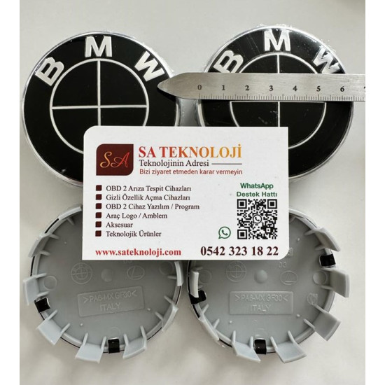 Bmw F10 logo seti Fullblack (Fullblack 51147057794)