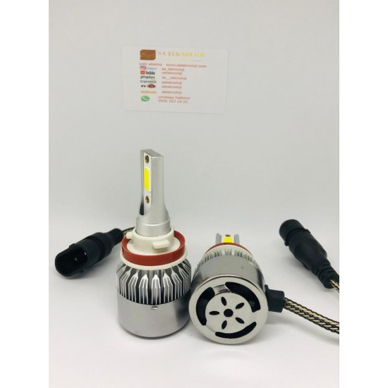 H8-H9-H11 ŞİMŞEK ETKİLİ LED AMPÜL