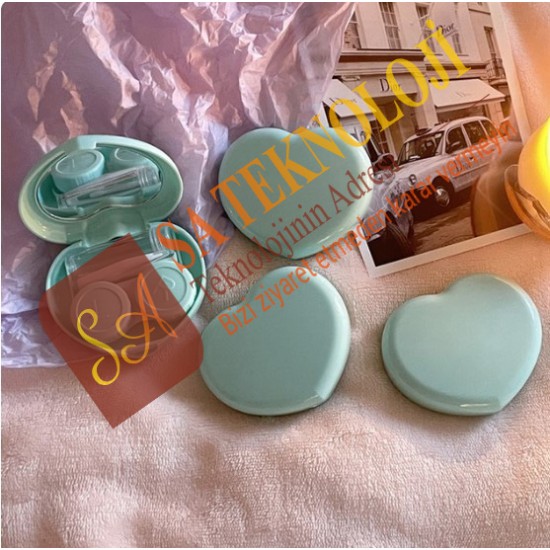 Lens takma aparatı ve taşıma kutusu set (Kalp aynalı model)