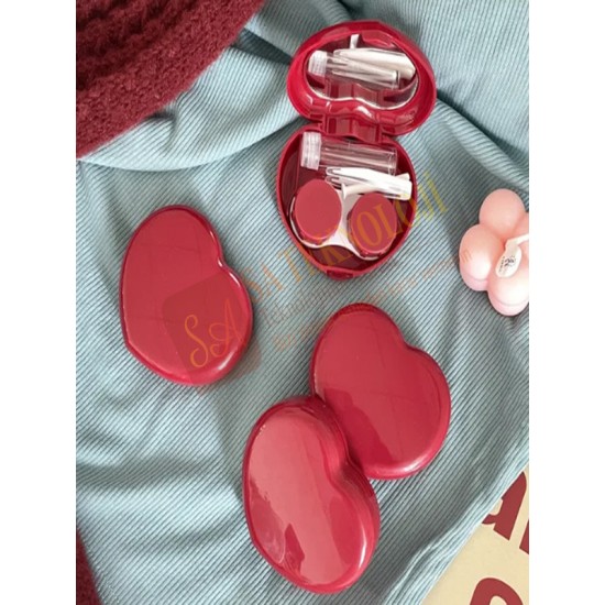 Lens takma aparatı ve taşıma kutusu set (Kalp aynalı model)