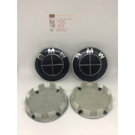 Bmw jant göbeği logo 68mm (FULL BLACK)