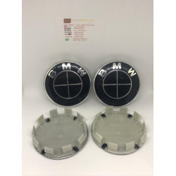Bmw jant göbeği logo 68mm (FULL BLACK)