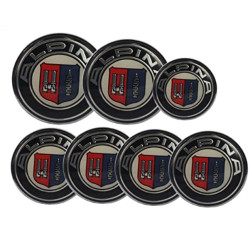 Bmw logo seti kaput-bagaj-jant-direksiyon(ALPİNA)