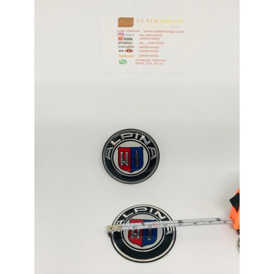 Bmw logo seti kaput-bagaj-jant-direksiyon(ALPİNA)