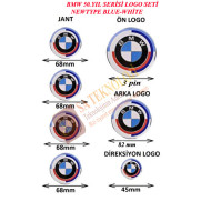 Bmw 50.yıl özel logo seti 3pin-82mm  f44,F52,F82kasa (NEWTYPEMB 51767288752-51148132375 )