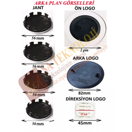 Bmw F10  50.yıl özel logo seti (NEWTYPEMB 51147057794)