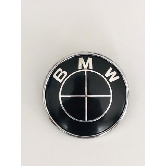 Bmw kaput bagaj logo seti (full black)
