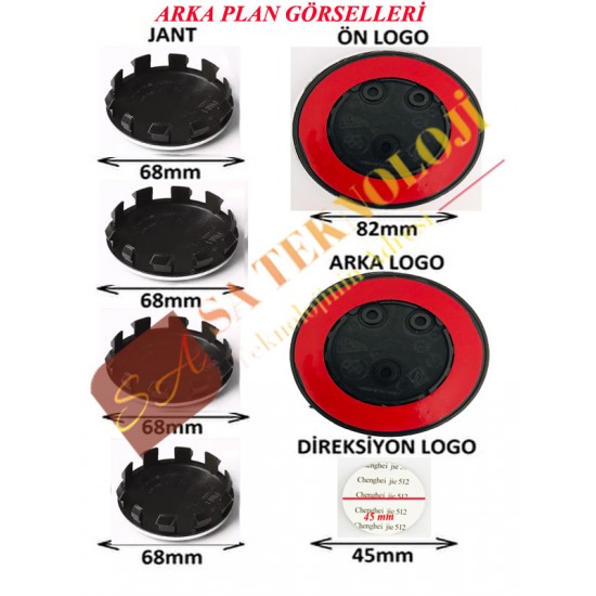 Bmw F20  logo seti (Mavi Beyaz- 51767288752 )