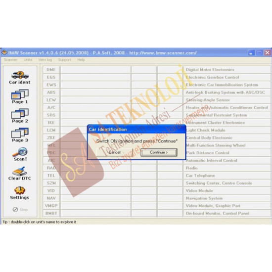Bmw scanner cihazı programı