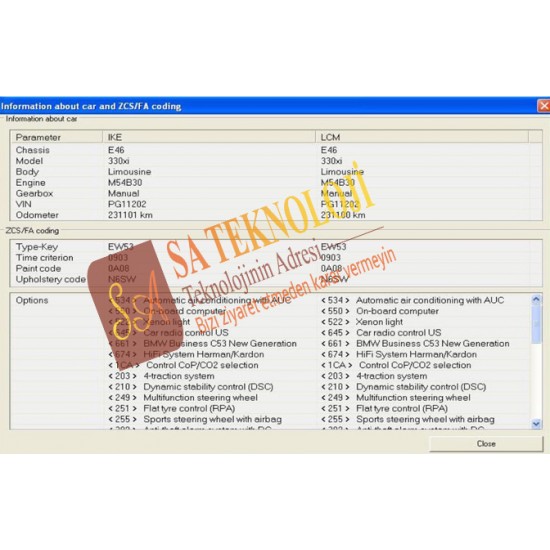 Bmw scanner cihazı programı